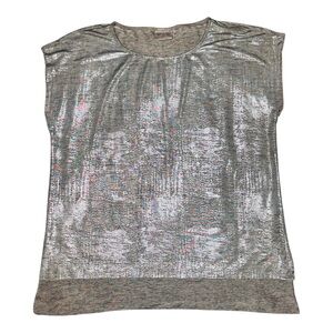 Dantelle Womens Metallic Gold Top Foil | XL